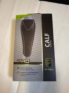 P-TEX Pro Calf Sleeve with Kinetic Panels and Thermal Compression - X-Large